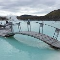 The famous Blue Lagoon geothermal spa...