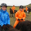 We got to try out one of the Icelandic horse's special gaits: the tölt.