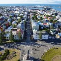 View of Reykjavik from Hallgrímskirkja church tower