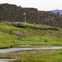 Lögberg ("Law Rock") in Þingvellir (Thingvellir) National Park