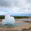 Strokkur erupts every few minutes at Geyser Hot Springs
