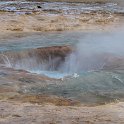 Just as cool to watch as its frequent eruptions is the draining and rising bubble of water of Strokkur.