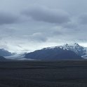 Looking at the glaciers pouring over from Vatnajökull near Skaftafell.  On the left, I think that's Skaftafellsjökull.