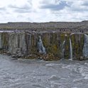 The lovely west wall of the Selfoss, a little south of Dettifoss.