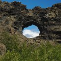 Arch at Dimmuborgir lava fields. (Reminds of the "Guardian of Forever" from Star Trek.)