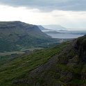 Looking back from Glymur falls towards Hvalfjörður.
