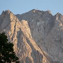 Looking up at Zugspitze