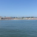 The view from the Santa Cruz pier