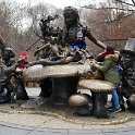 Alice in Wonderland display in Central Park