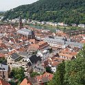 City view from Schloss/Castle Heidelberg