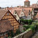 Walking the city walls of Rothenburg