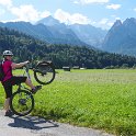 Biking to Eibsee from Garmisch