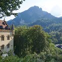 Looking to Neuschwanstein from Hohenschwangau Castle