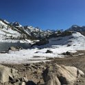 Lake Sabrina is looking mighty empty ahead of the snow melt.