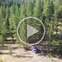A bit of drone footage from flying around camp as we returned from our hike