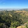 The view towards Hollywood (and the Hollywood sign) from Griffith Park