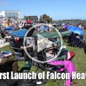A three-minute, condensed video of the Falcon Heavy launch experience from the "Feel the Heat" seating at the Apollo/Saturn V Center.  ( High res version here (374 MB) )