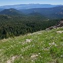 Looking west with views of Donner Lake, Truckee and Northstar
