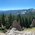 Overlooking the "rollover" point of the emigrant trail/pass