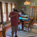 Giving Glenn, Michele and Seaerra a taste of virtual reality