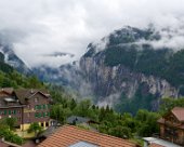 DSC00539 View from Wengen down towards Lauterbrunnen Valley